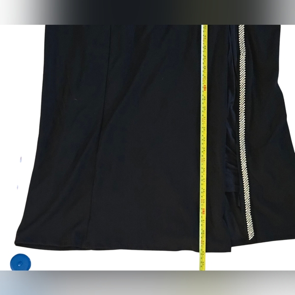 Torrid Black Crepe One-Shoulder Dress with Rhinestone Embellishments - Picture 5 of 10